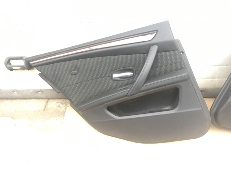Дверные карты обшивка задних дверей БМВ Е60 Е61 / BMW 5 Е60 Е61 2003-2009г. Оригинал. Отправим в регионы ТК. Контрактная запчасть из Японии. Без пробега по РФ. Отправим в регионы ТК.