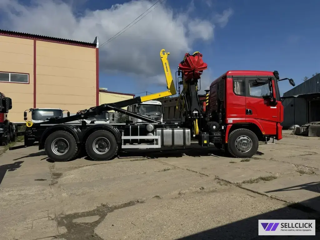 Мультилифт Shacman X3000 6x4 с ВЕЛМАШ ВК Т20-6000 + ОМТ-120М-02