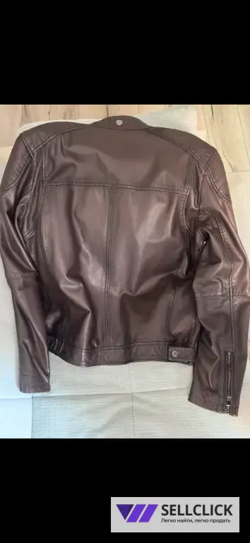 Кожаная куртка Jorg Weber 52 rus коричневый