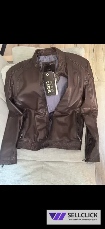 Кожаная куртка Jorg Weber 52 rus коричневый