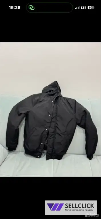 Куртка черная демисезонная.S размер