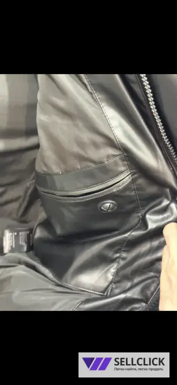 WINTERRA Пуховик мужской зимний/ эко-кожа