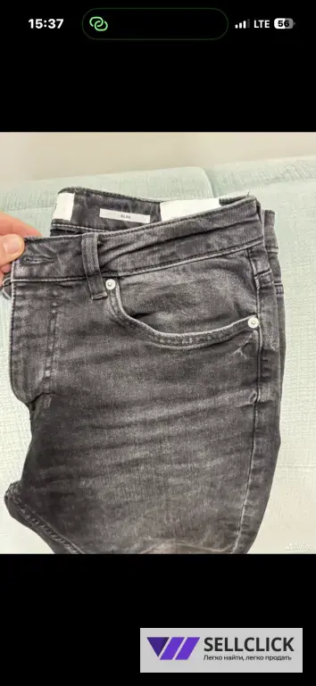 Джинсы новые черные. 42 DUB