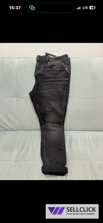 Джинсы новые черные. 42 DUB