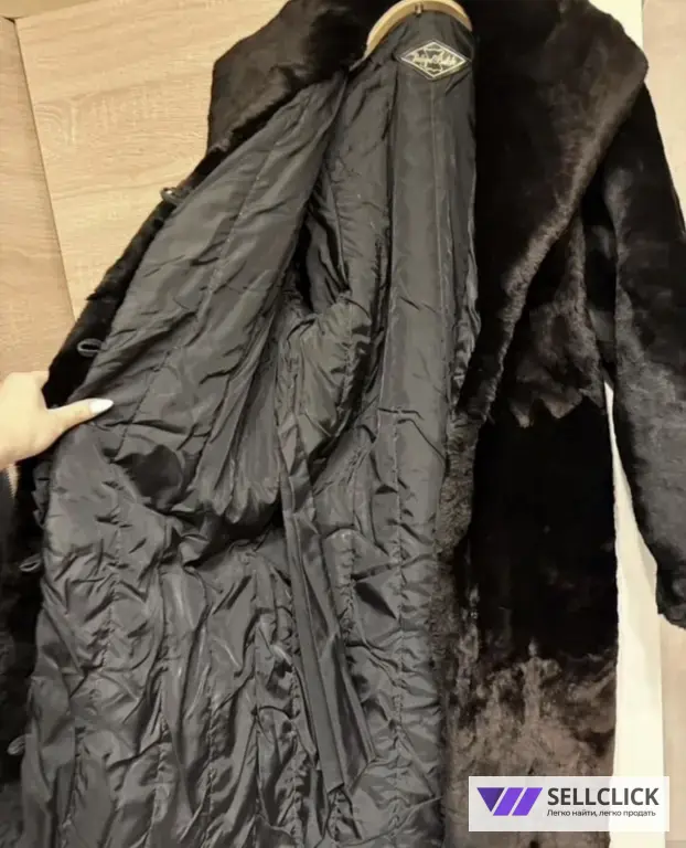 Винтажная Шуба мутоновая 44-48