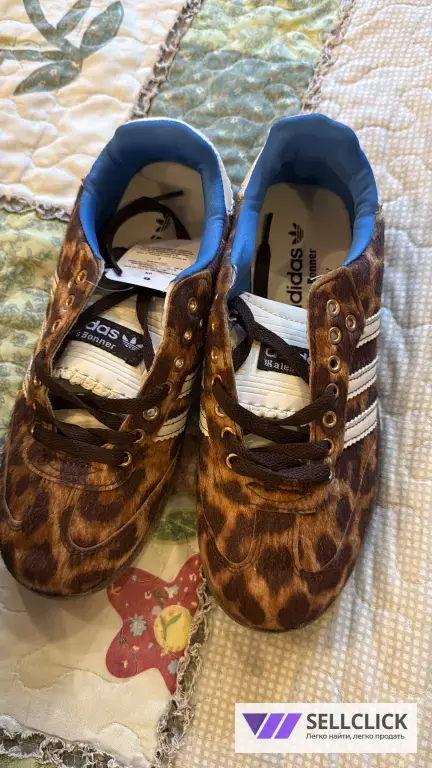 Кроссовки Adidas Wales Bonner Samba "Pony Leopard"