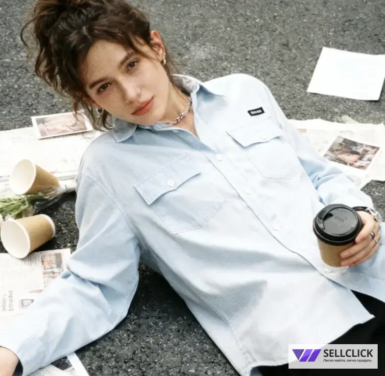 Рубашка Miu Miu