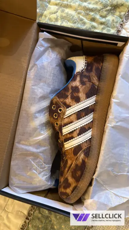Кроссовки Adidas Wales Bonner Samba "Pony Leopard"