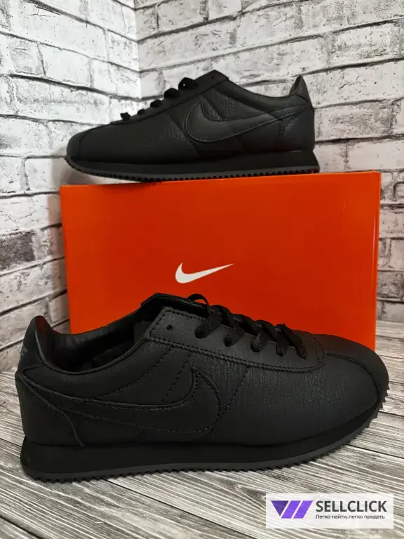 Мужские кожаные кроссовки Nike Cortez
