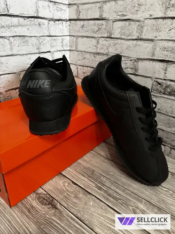 Мужские кожаные кроссовки Nike Cortez