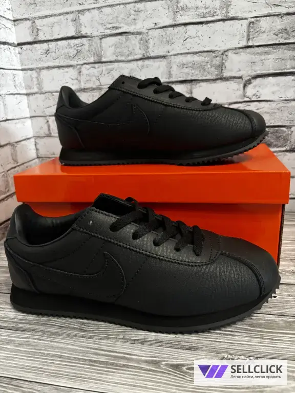 Мужские кожаные кроссовки Nike Cortez