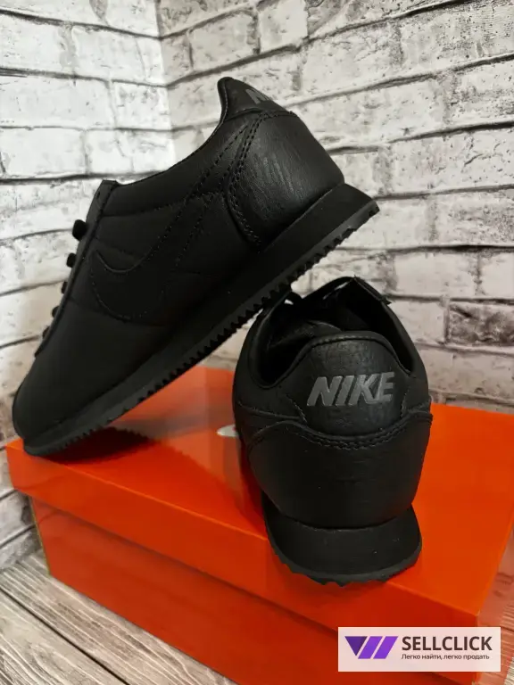 Мужские кожаные кроссовки Nike Cortez