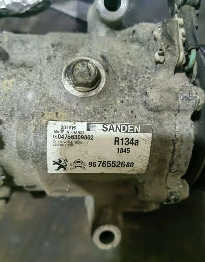 Компрессор кондиционера ситроен джампер