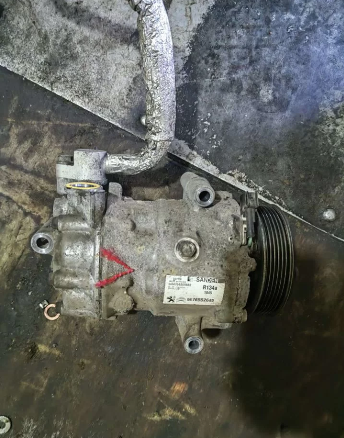 Компрессор кондиционера ситроен джампер
