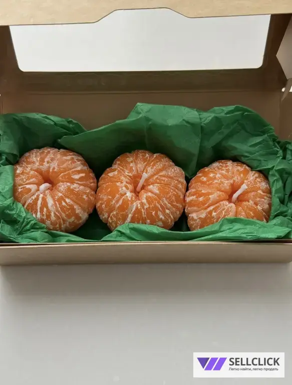 Свечи мандарины