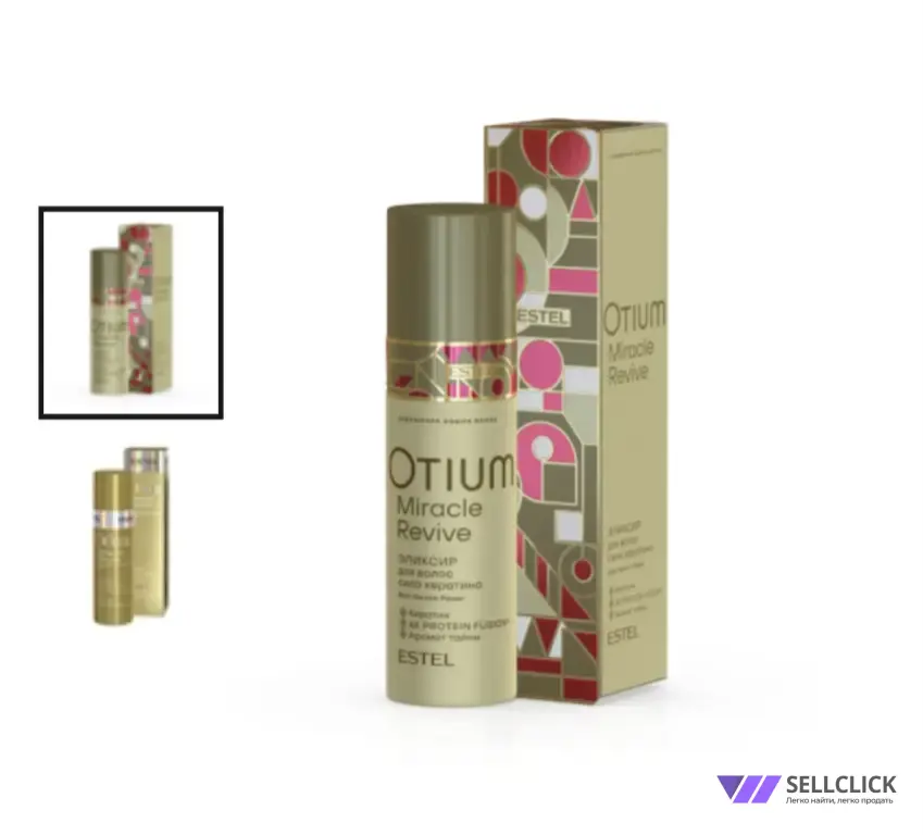 Эликсир для волос "Сила кератина OTIUM MIRACLE REVIVE