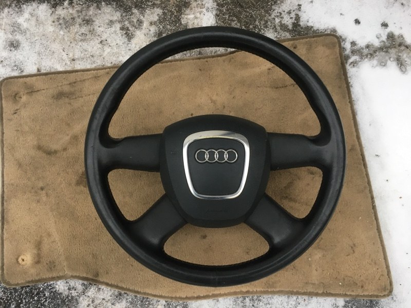 Рулевое колесо руль на Audi A4 B7 / Ауди А4 Б7 2005-2007г.\nОригинал.\nВ отличном состоянии.\nКонтрактная запчасть из Японии. Без пробега по РФ.\nОтправим в регионы ТК.