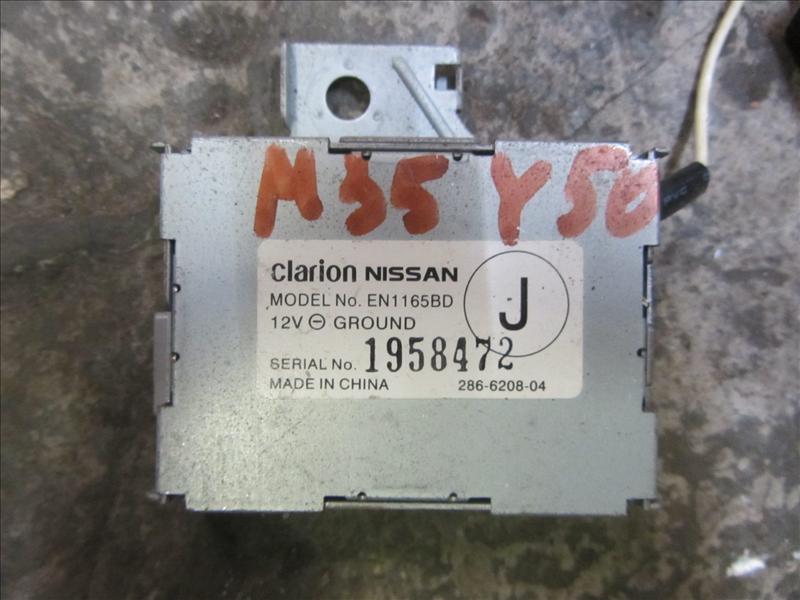 Блок электронный управления аудио звуком Clarion EN1165BD , 286620804, Автомобиль с аукциона Японии. Infiniti M35 Y50 / Nissan Fuga 3.5 AT VQ35HR 4WD (полный привод) 2008г рестайлинг цвет серебро. Пробег 95000 км по Японии. Без пробега по РФ., отличное, о