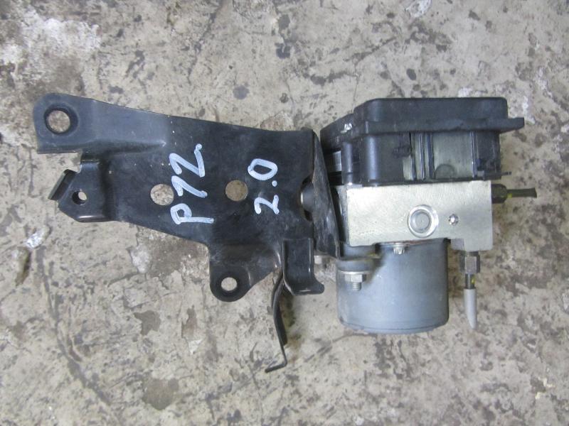 Блок ABS (насос) 2.0 QR20DE, Nissan Primera 2.0 серебро 2003г двс QR20DE 2.0 литра бензин АКПП 2WD (передний привод). Автомобиль с аукциона Японии. Пробег 74849 км. Без пробега по РФ., отличное, оригинал