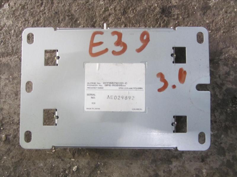 Блок модуль GPS навигации BMW 5 E39 Alpine 65906905921, С аукциона Японии. BMW 5 E39 рестайлинг M54 2.5 ТУ AT бензин седан 2000-2003г. Контрактная запчасть, авто без пробега по РФ., отличное