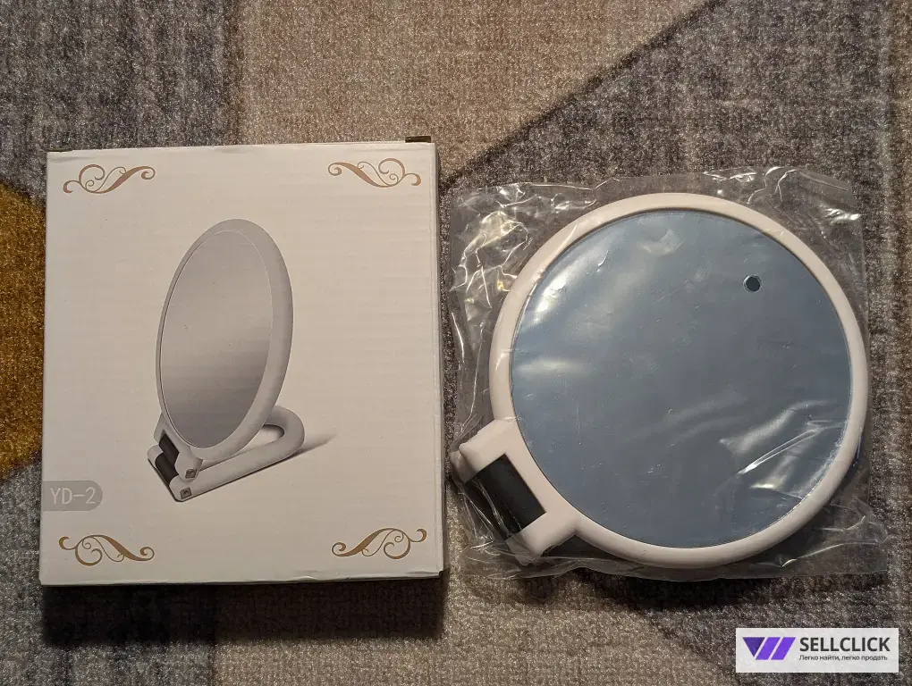 Зеркало круглое, двустороннее