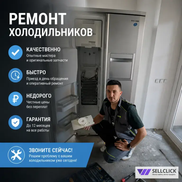 Ремонт холодильников и морозильных камер с выездом
