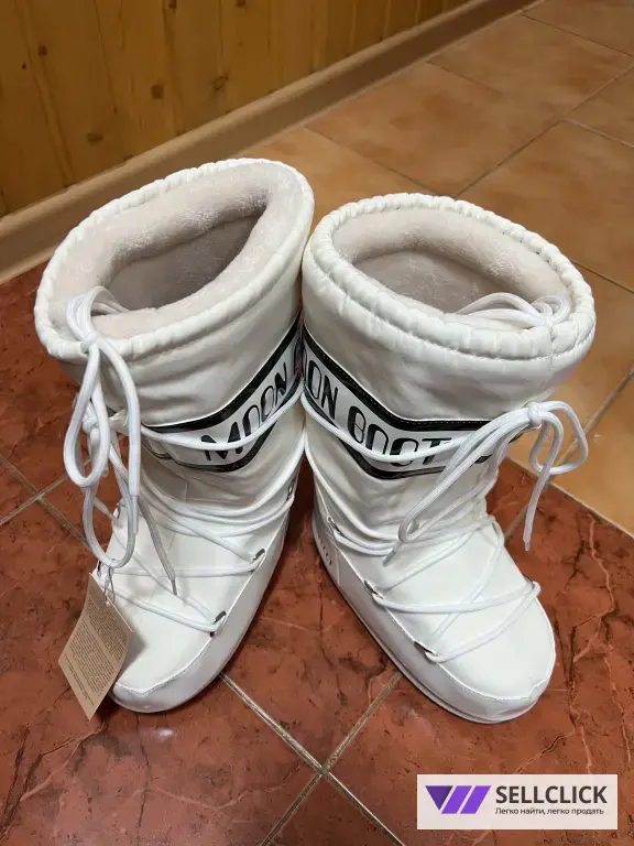 Луноходы Moon boot 36, 40 / Зимние сапоги белые