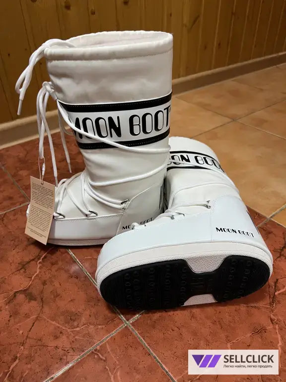 Луноходы Moon boot 36, 40 / Зимние сапоги белые