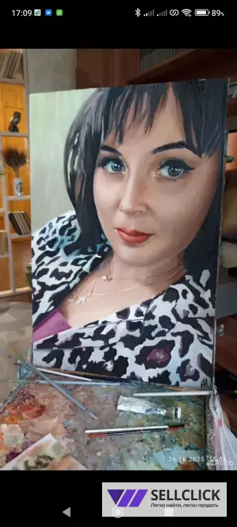 Портрет маслом на холсте