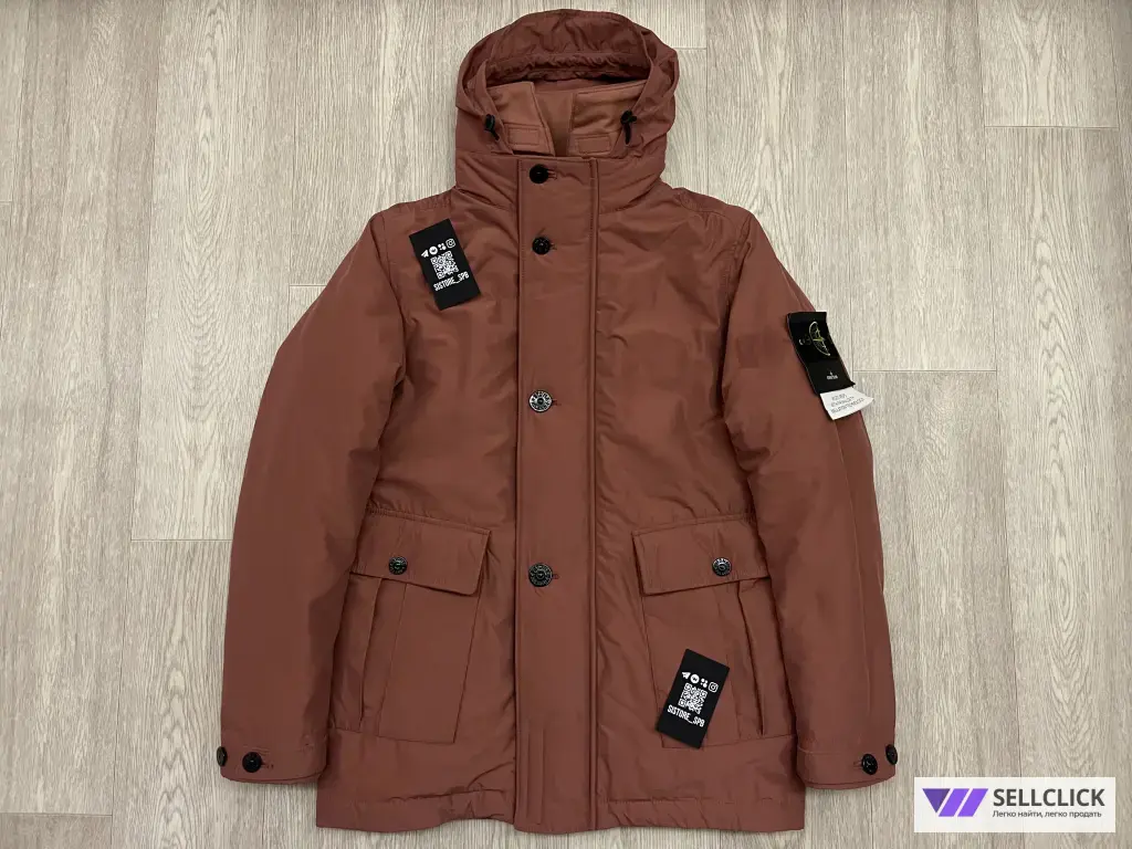 Куртка Парка Пуховик Stone Island Micro Reps S Оригинал