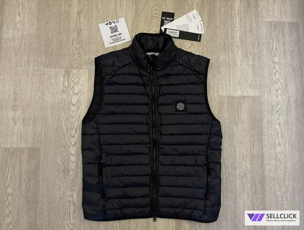 Пуховая Жилетка Stone Island Loom Woven Оригинал