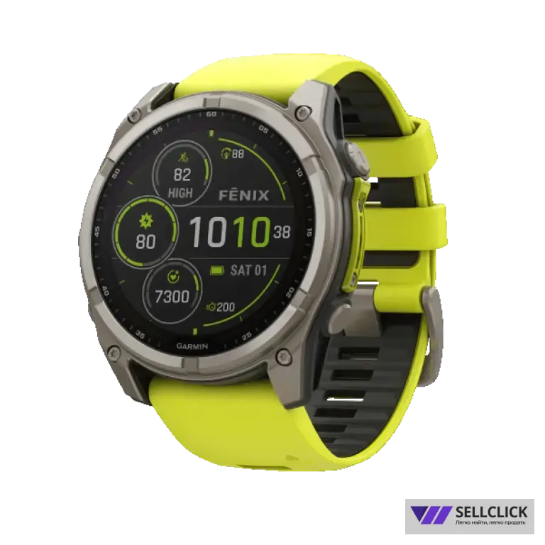 GARMIN FENIX 8- 51 MM SOLAR SAPPHIRE GREEN 010-02907-21
