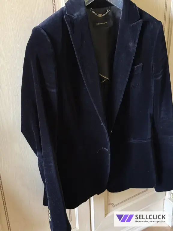 Пиджак велюровый Massimo Dutti