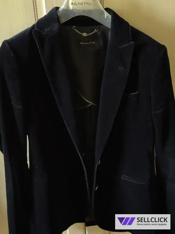 Пиджак велюровый Massimo Dutti