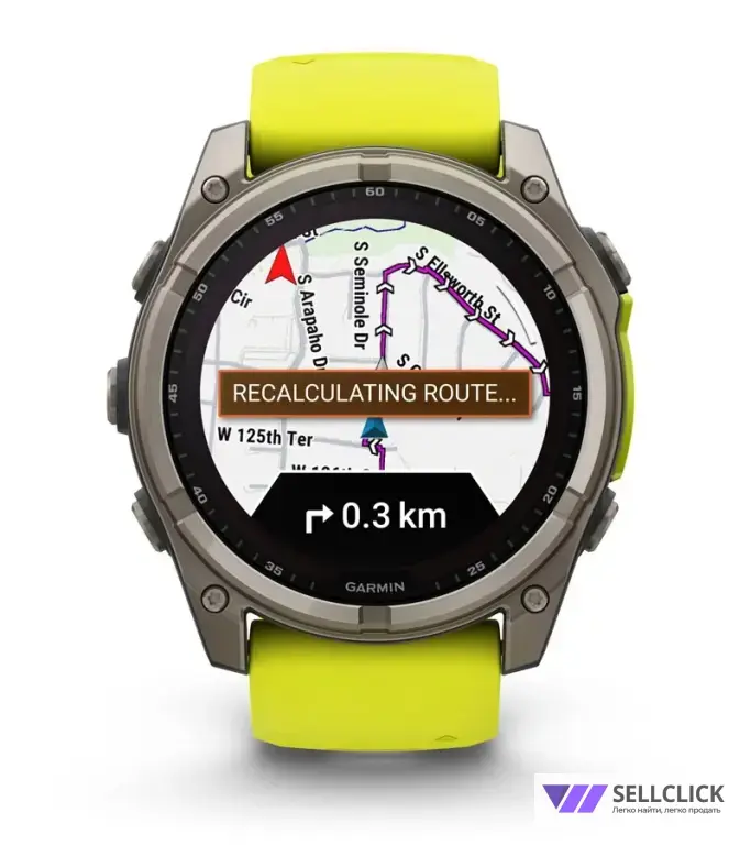 GARMIN FENIX 8- 51 MM SOLAR SAPPHIRE GREEN 010-02907-21