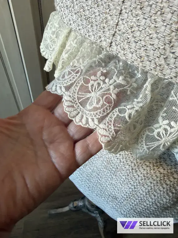 Костюм в стиле Шанель, укороченый жакет с мини-юбкой, твидовый