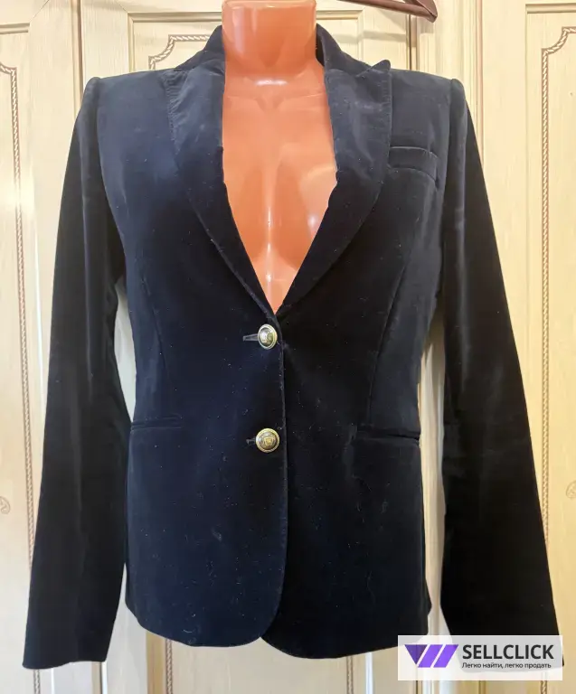 Пиджак велюровый Massimo Dutti