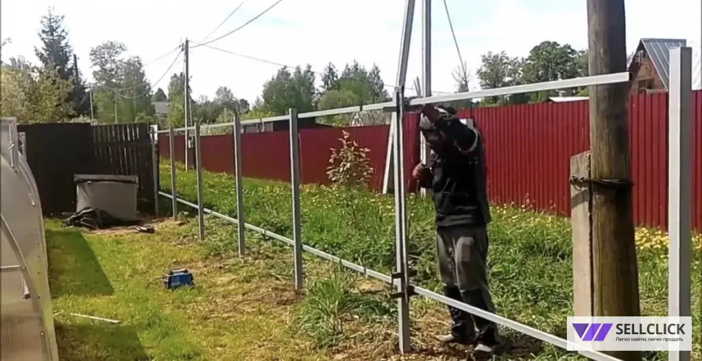 забор из проф-лист ремонт забора