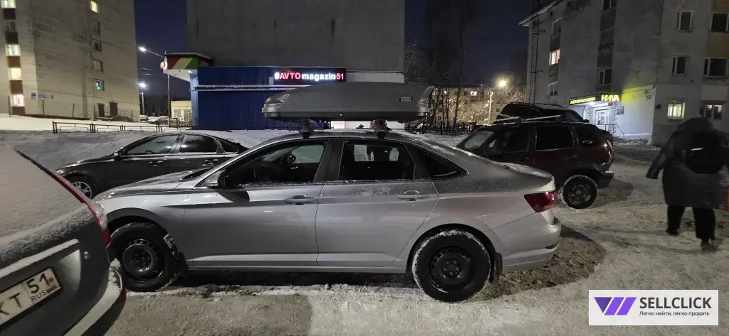 Багажник бокс на крышу автобокс Nobu Drive 430 Серый Матовый