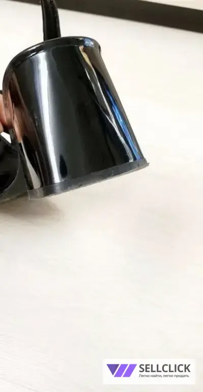 Туфли женские лаковые черные на каблуке